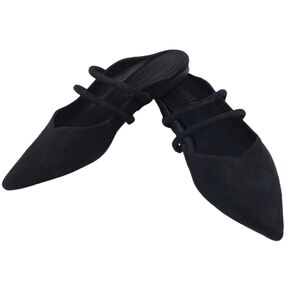 6B - Schutz | Cinderia Pointed Toe Flat Mule